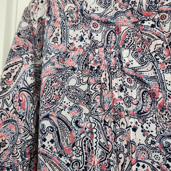 2/$25 Paisley Print Women's Top - Picture 3 of 3